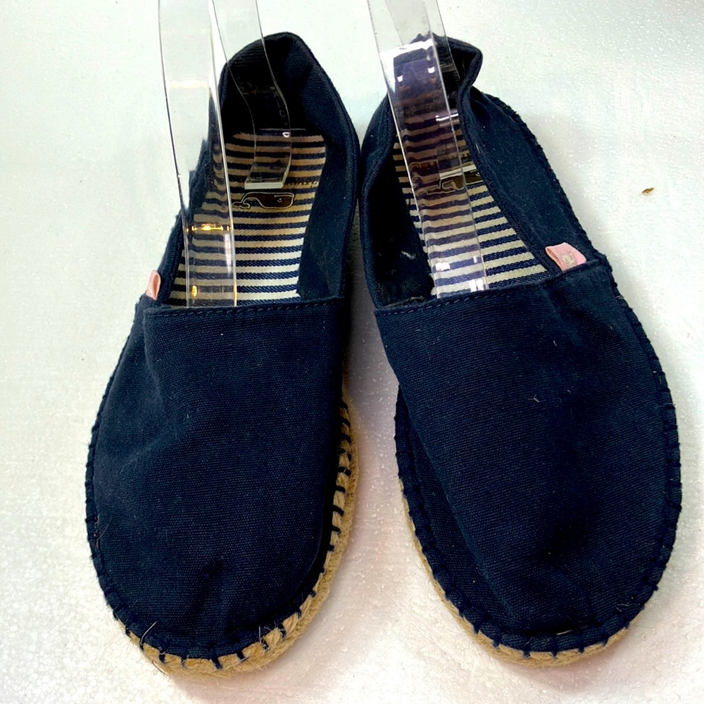 Vineyard Vines Whale Tab Espadrilles size 7 blue